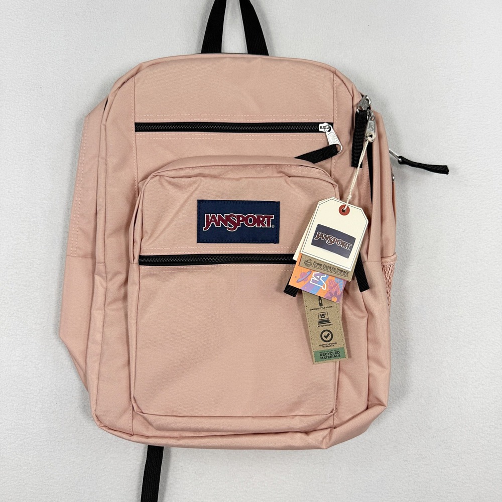 Jansport Big Student Backpack 34L / Misty Rose / New With Tags